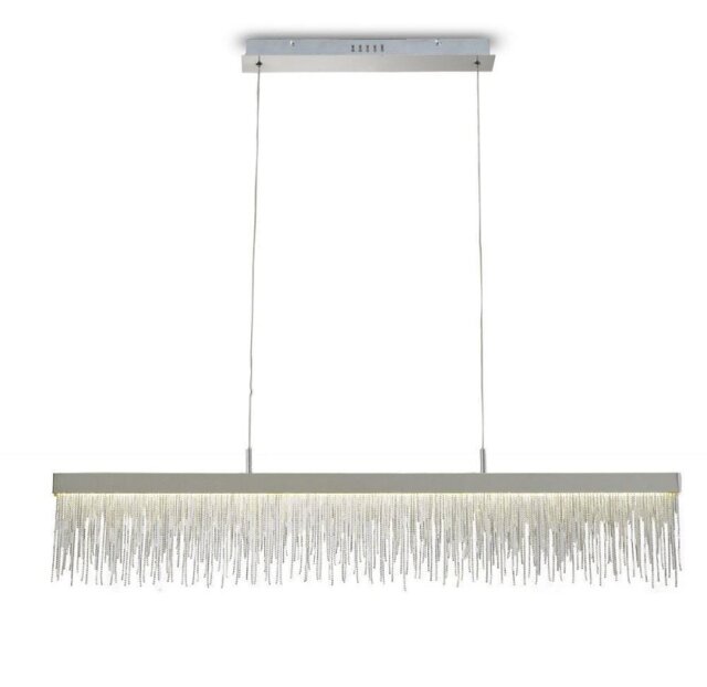 Mantra M6250 Cinna LED Single Line Pendant Light In Polished Chrome