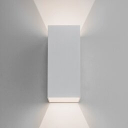 Astro 1298006 Oslo LED White Twin Exterior Wall Light