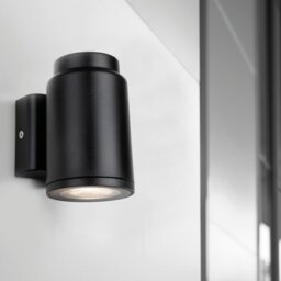 Firstlight 4167BK Falcon Outdoor Resin Wall Light In Black Finish IP65