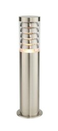 Saxby 13922 Tango 1 Light Exterior Brushed Steel Lamp Post