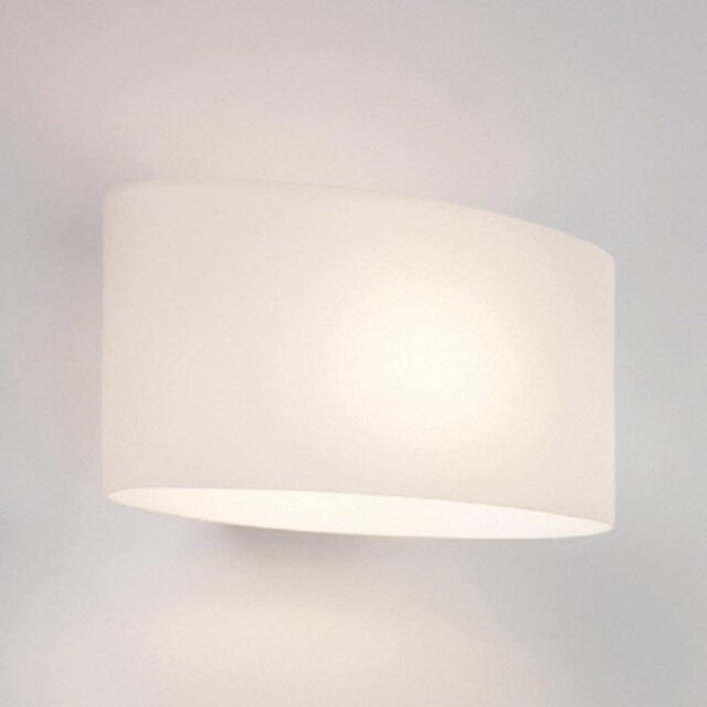 Astro 1089001 Tokyo Modern White Glass Wall Uplighter Light