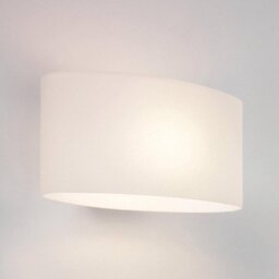 Astro 1089001 Tokyo Modern White Glass Wall Uplighter Light