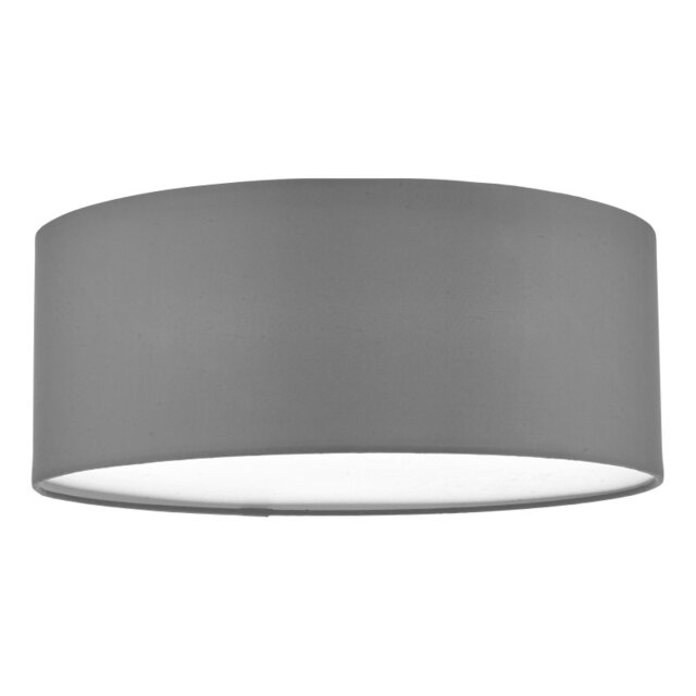Dar CIE5239 Cierro 3 Light Flush Ceiling Light In Grey