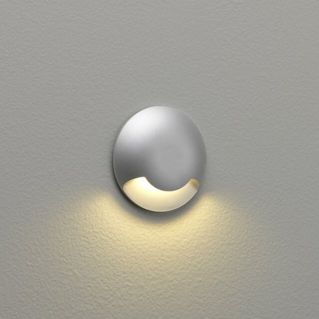 Astro 1202004 Beam One Round Outdoor Single Down Light Silver