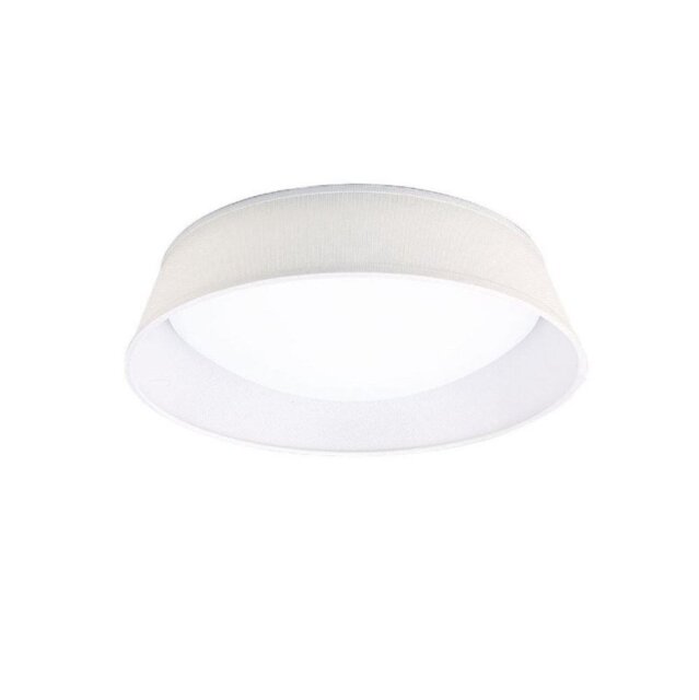 Mantra M4961 Nordica Integral LED Medium Ceiling Light In White And Ivory - Dia: 450mm
