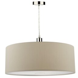 Dar RON8629 Ronda Easy Fit Pendant In Ecru - Dia: 600mm