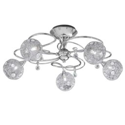 Franklite Orion FL2214/5 5 Light Semi Flush Ceiling Light