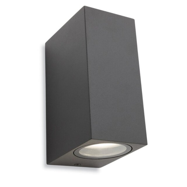 Firstlight 2820GP Dune Outdoor Up And Down Wall Spotlight In Graphite Finish IP44