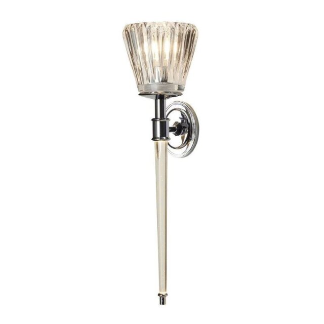 Elstead BATH/AGATHA PC Agatha 2 Light Bathroom Wall Light In Polished Chrome