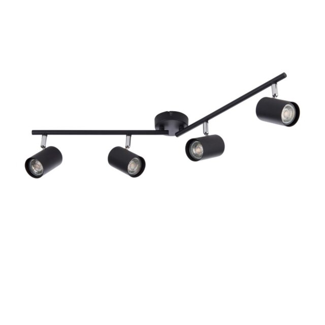Saxby Lighting 101335 Arezzo 4 Light Bar Ceiling Spotlight in Matt Black Finish