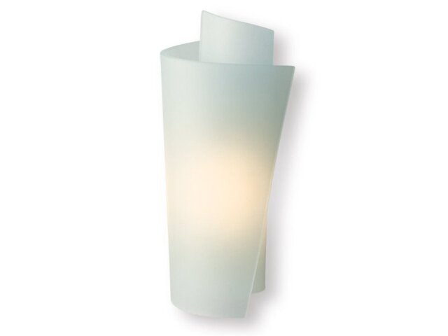 Firstlight Vetro WL223SS Halogen Glass Wall Light