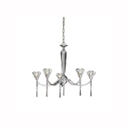 F2237/5 Chrome 5 Light Chandelier