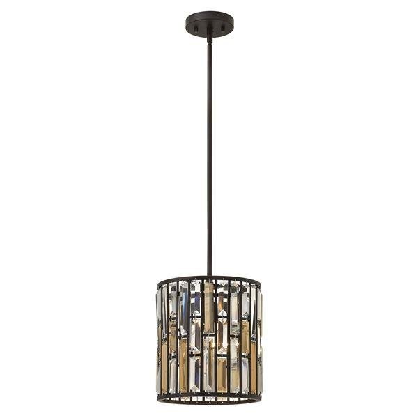 HK/GEMMA/P/A VBZ Gemma 1 Light Vintage Bronze Mini Ceiling Pendant