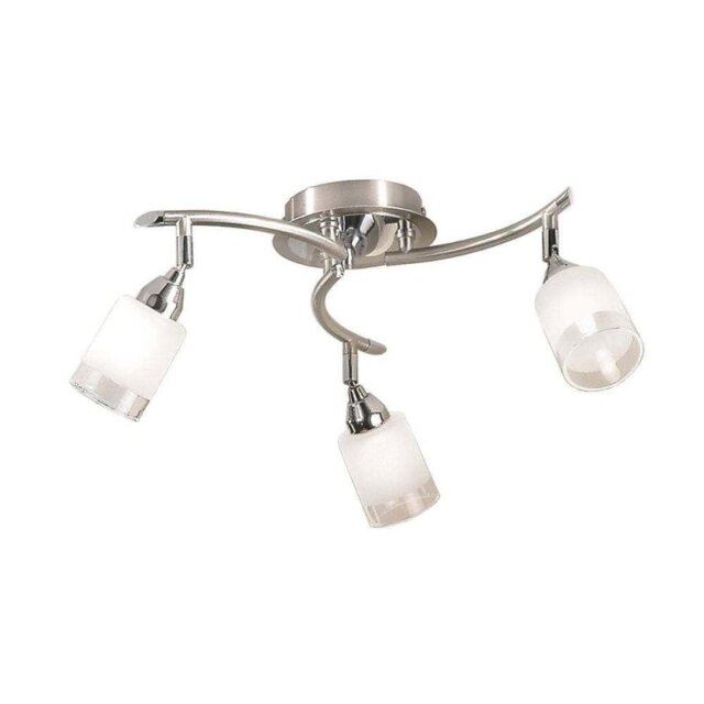 Franklite Campani DP40023 3 Light Silver Decorative Spotlight