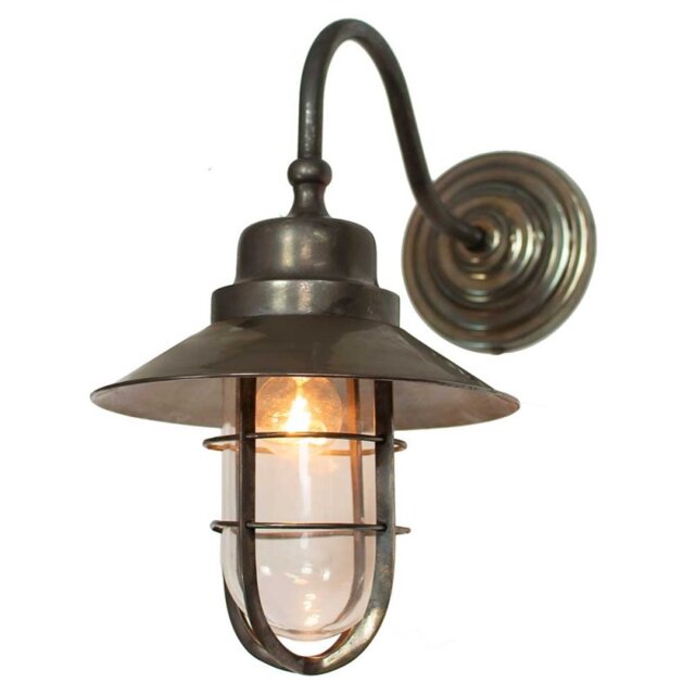448W Wheelhouse 1 Light Exterior Wall Light - product_finish:Polished Brass
