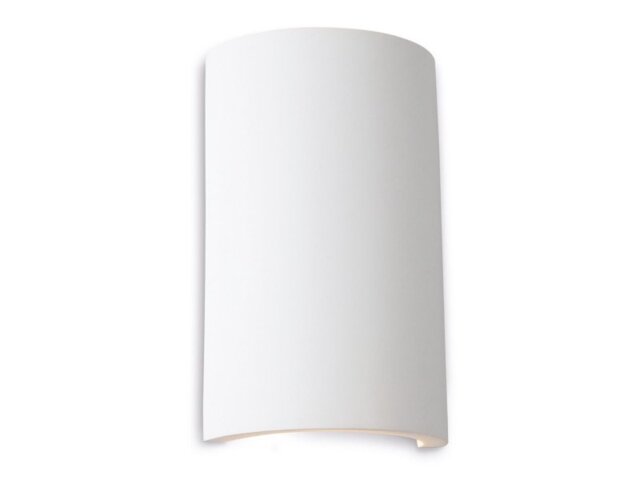 Firstlight 8323 Gallery Round LED 2 Light Plaster Wall Light in White