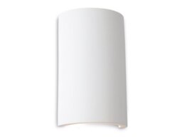 Firstlight 8323 Gallery Round LED 2 Light Plaster Wall Light in White