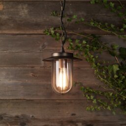 Astro 1096010 Montparnasse Exterior Pendant Light In Bronze
