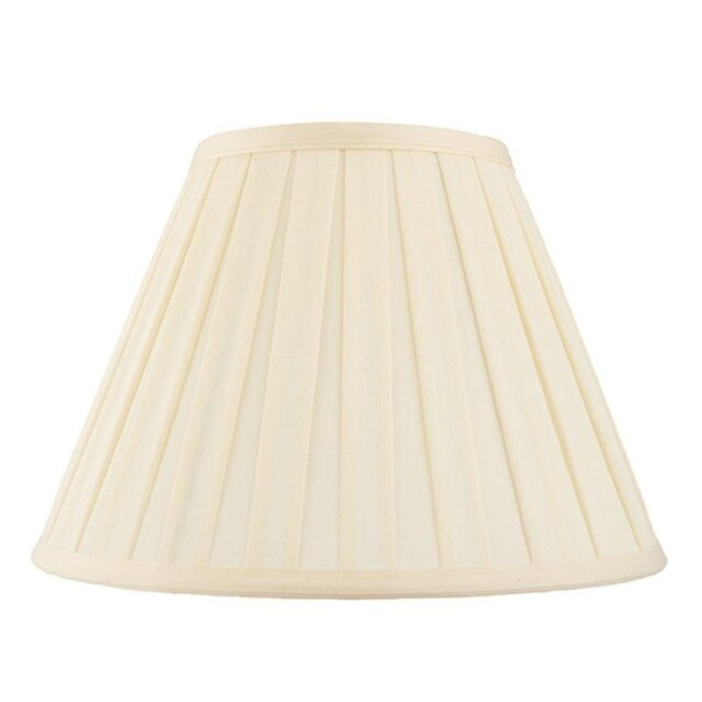 Endon CARLA-12 inch Cream Pleated Empire Lamp Shade