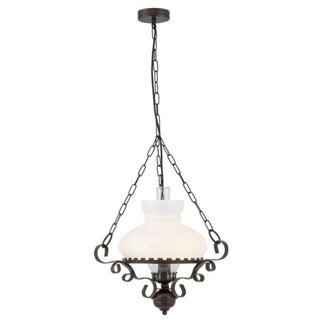 Searchlight 576RU Oil Lantern, Traditional Ceiling Pendant Light
