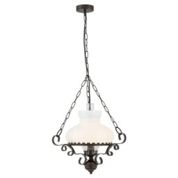 Searchlight 576RU Oil Lantern, Traditional Ceiling Pendant Light