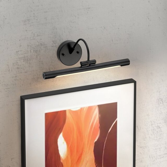 Elstead ALTON-PL-S-BLK Alton Small LED Picture Light In Black