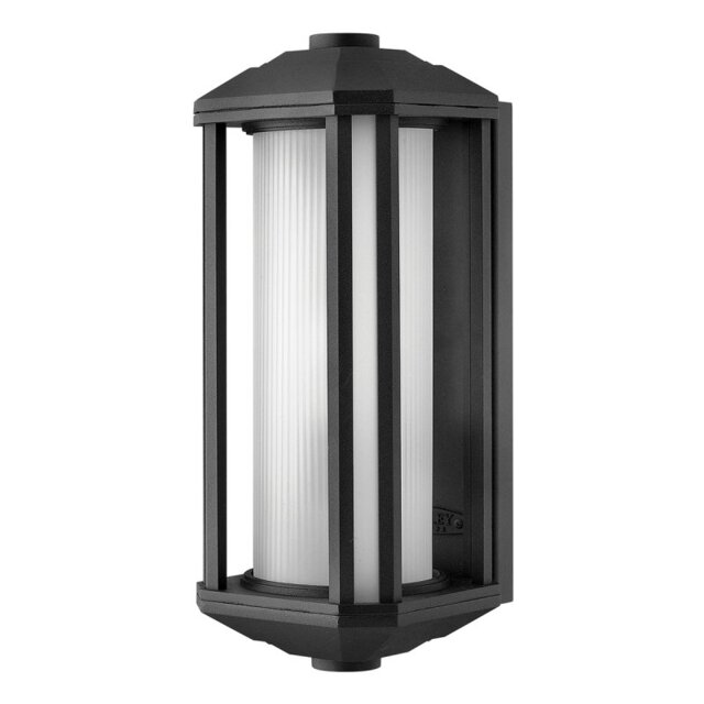 Quintiesse QN-CASTELLE-M-BLK Castelle Outdoor Medium Wall Lantern In Black IP44