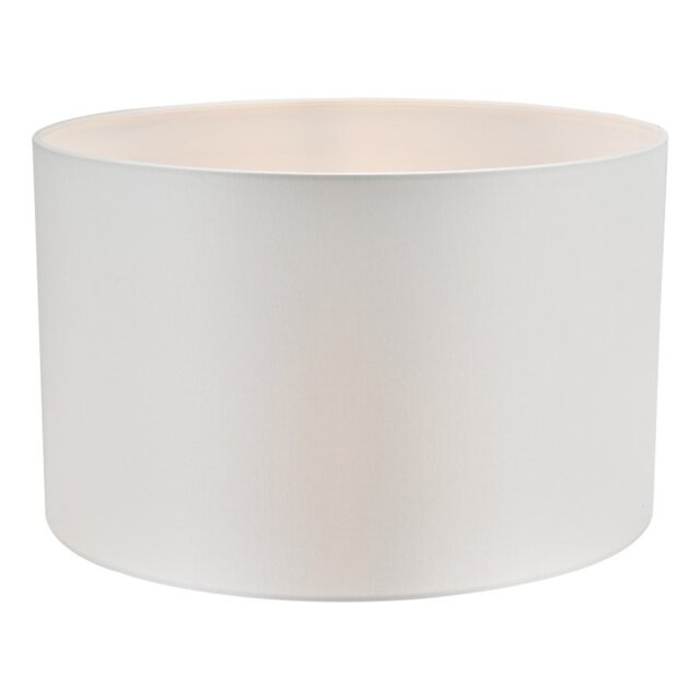 Dar Lighting Lyris Ivory Cotton Drum Shade 40cm