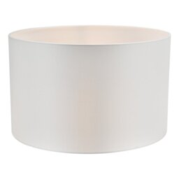 Dar Lighting Lyris Ivory Cotton Drum Shade 40cm