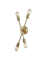 Franklite FL2398-4 4 Light Wall/Ceiling Light In Matt Gold