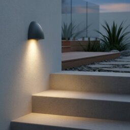 Firstlight 6822GP Como LED Wall Light In Graphite Finish IP54
