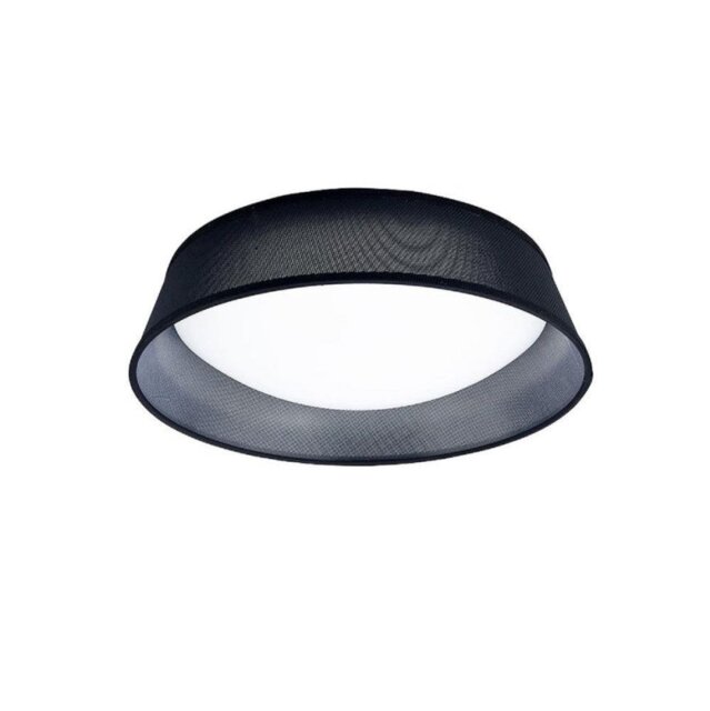Mantra M4965 Nordica Integral LED Medium Ceiling Light In Black And White - Dia: 450mm