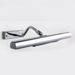 Polished Chrome Slimline Adjustable Picture Light 28CM - LED Compatible