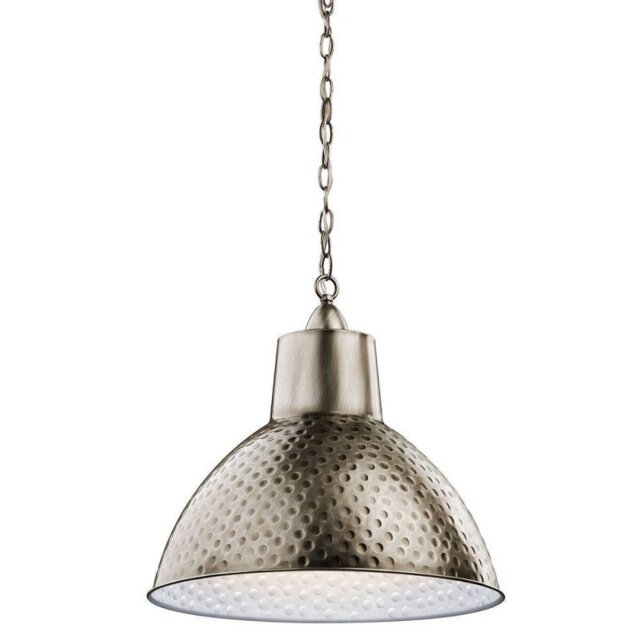 KL/MISSOULA/P/M Missoula 1 Light Large Ceiling Pendant Light In Antique Pewter - Dia: 467mm