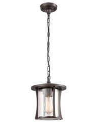 OUT6626 Exterior Outdoor Ceiling Lantern Light In Brown