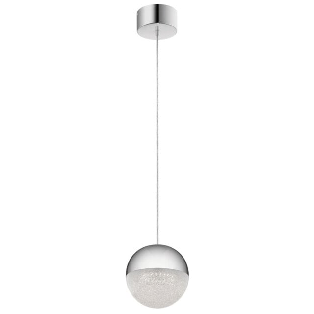 Quintiesse QN-MOONLIT-P-PC Moonlit Integral LED Mini Ceiling Pendant Light In Polished Chrome Finish