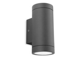 Firstlight 5938GP Shelby 2 Light LED Wall Light In Graphite Aluminium