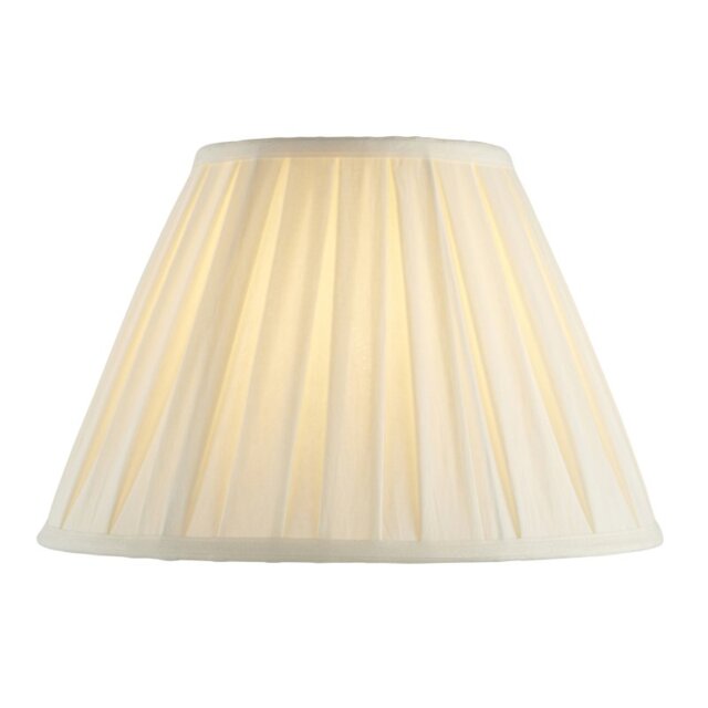 Endon CARLA-14 inch Cream Pleated Empire Lamp Shade