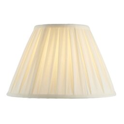 Endon CARLA-14 inch Cream Pleated Empire Lamp Shade