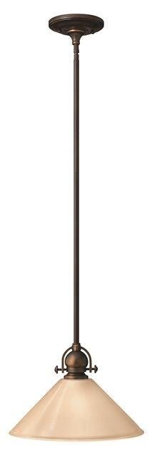 HK/MAYFLOWER/P/B Mayflower 1 Light Olde Bronze Ceiling Pendant