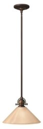 HK/MAYFLOWER/P/B Mayflower 1 Light Olde Bronze Ceiling Pendant