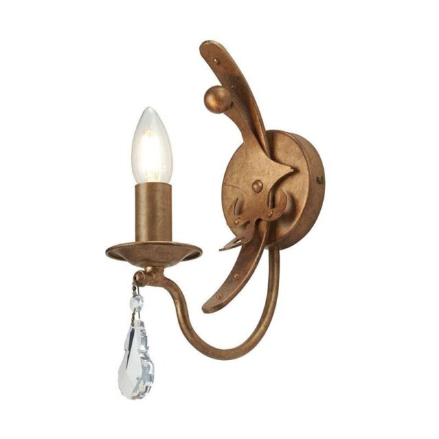 Elstead WINDSOR1 Windsor 1 Light Wall Light In Gold Patina