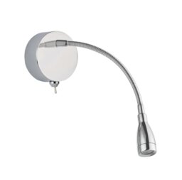 Searchlight 9917CC LED Modern Chrome LED Wall Light
