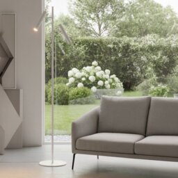 Firstlight 6888WH Aspen LED Floor Lamp In White Finish