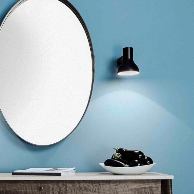 Type 75 MINI Wall Light in Jet Black 31234