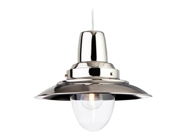 Firstlight 8645CH Fisherman Ceiling Pendant Light Chrome