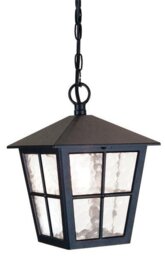 Elstead BL48M Canterbury exterior black hanging porch lantern, IP20