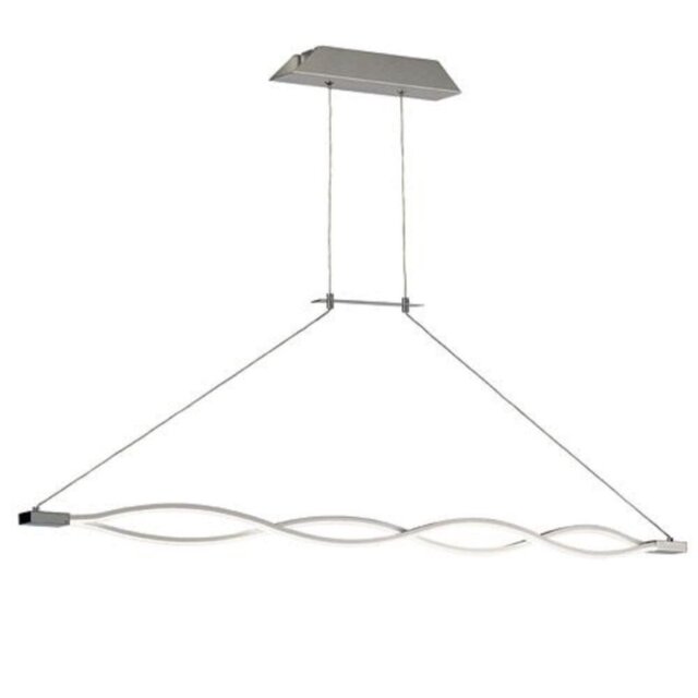 Mantra M4865 Sahara XL LED Ceiling Pendant In Silver And Chrome