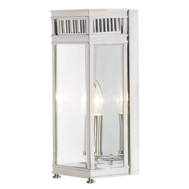 Elstead HL7-S-PC Holborn Small 1 Light Outdoor Wall Lantern In Polished Chrome