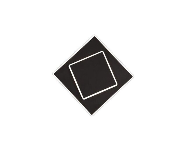 Mantra M6427 Dakla 1 Light LED Wall Light In Black - Length: 180mm